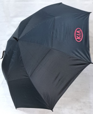 Зонт с эмблемой авто "KIA" (черный)