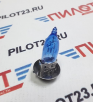 Лампа фары синяя 12V 35/35W (1 усик) F6