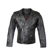 Куртка кожаная ROCKER цвет Черный размер 5XL