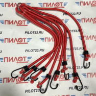 Стяжки для груза AutoStandart 107401 эластичные к-т 4 шт., d=8 мм, длина 80 см