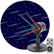 Проектор-лазер "Метеоритный дождь" мультирежим 2 цвета 220В IP44 ENIOP-01 ЭРА