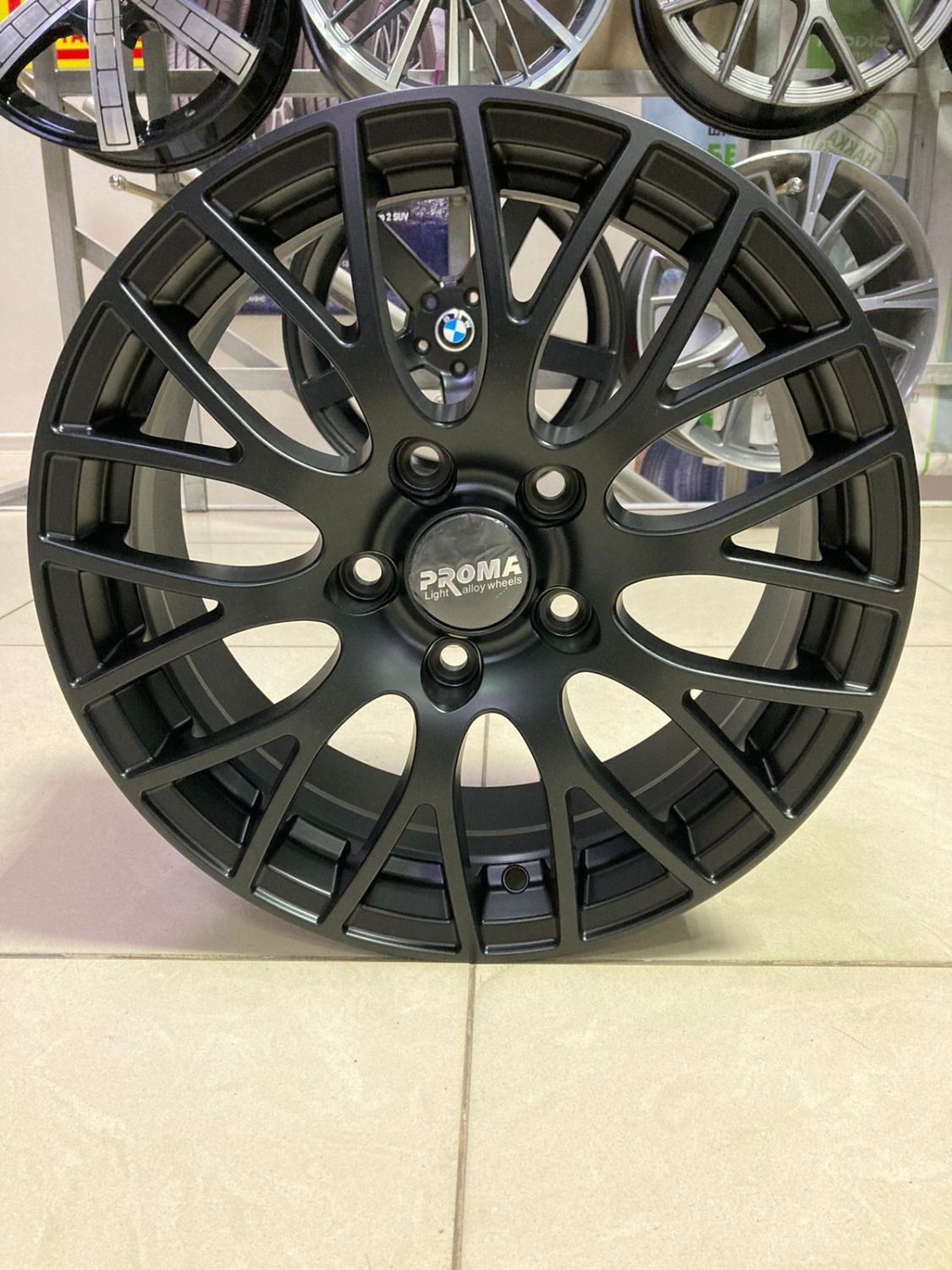 Диски литые PROMA GT 16/5*114.3-67.1 ET43 6.5J Черный матовый