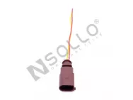 Корпус плоского разъема с проводами Sollo 02U90180