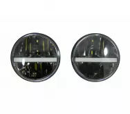 Фары светодиодные для а/м JEEP (Нива,УАЗ,Wrangler) (MS7080D-C) 65W L001 PROSVET (компл. 2шт)