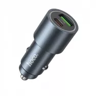 Адаптер HOCO Z60 /металлик/USB+Type-C быстрая зарядка 