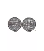 Фары противотуманные JH-8021 C /белый 12V 55A H3/ корпус металл хром (компл. 2шт)