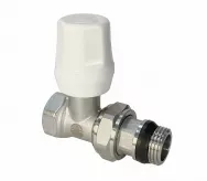 Клапан для радиаторов, ручной прямой 1/2" (с доп. уплотнением) VALFEX