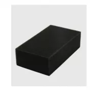 Губка поролоновая черная 7*3,8*12 см 572585