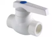 Кран шаровой 25белый VALTEC (VTp.743.0.025)