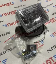 Фары противотуманные DLAA LA-1020H 12V 55A H3 /белые/ корпус металл хром прямоугольный (компл. 2шт)