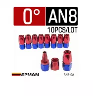 Фитинг EPMAN AN8/прямой/черный