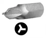 Бита TW (3х лучевая) 1/4" №4 25мм FORCE (Forsage) 122S2504