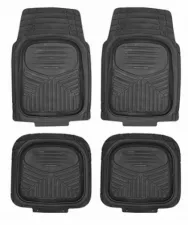 Коврики PSV ACAZAR TS1863P-4 P, 4 предмета,73x51  47x50 /черный/ 