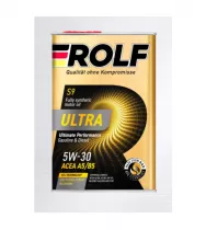 Масло моторное синтетическое ROLF ULTRA 5W30 ACEA A5/B5 API SP 4л