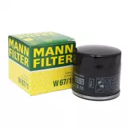 Фильтр масляный Mann W67/1
