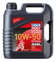 Liqui Moly Масло моторное синтетическое Motorbike 4T Synth Offroad Race 10W-50 4л