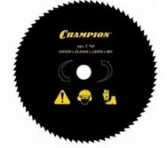 Нож CHAMPION 40 зубчатый d=255*25.4mm остроугольные зубцы C5110