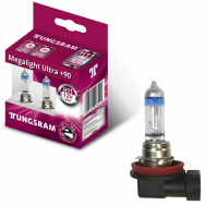 Лампа галогенная TUNGSRAM H11 12V-55W 53110SXU B2 (PGJ19-2) Megalight Ultra +90 (2шт.) к.уп.