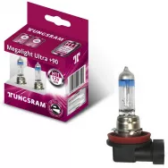 Лампы галогенные TUNGSRAM H11 12V-55W 53110SXU B2 (PGJ19-2) Megalight Ultra +90 (компл. 2шт)