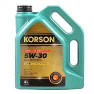 Масло моторное синтетическое KORSON A5/B5 CF/SL 5W30 4 л