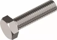 Болт М8*45 пр.8,8 полная резьба DIN 933 (10555)