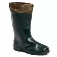 Сапоги ПВХ мужские Надставка/Чулок МЛНК,двухкомпонентные черные р.41