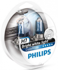 Лампа галогенная PHILIPS H7 12V 55W 12972CVSM CRYSTAL VISION