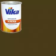Краска алкид VIKA-60 1л  303 защитный хаки глянцевый