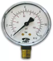 Манометр WALCOM D210/3 MR  0/12 BAR 63мм М1/4 радиальный