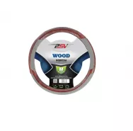 Оплётка руля PSV 114238 WOOD (M) /серый/