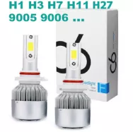 Лампы светодиодные головного света LED PILOT C6 12V H3 9-32v бел. 3800LM PL299160 (компл. 2шт)