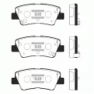 Колодки тормозные SANGSIN BRAKE SP1851