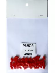 Колпачки для ламп Koito P7550R T5 /красный/