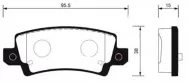 Колодки тормозные SANGSIN BRAKE SP1503