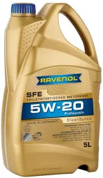 Масло моторное синтетическое RAVENOL SFE 5W-20 GF-6A API SP A5/B5 5л