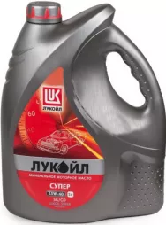 Масло моторное минеральное Лукойл супер 15W40 SG/CD 5л