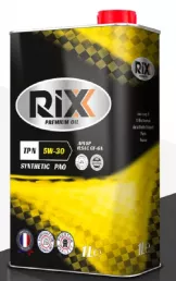 Масло моторное синтетическое RIXX TP N 5W30 SP GF-6A PAO (1л) ж/б