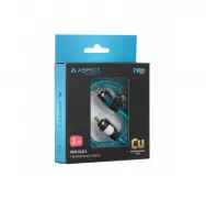 Кабель межблочный Aspect RCA-CL2.1 2RCA-2RCA, 1м