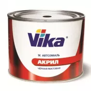 Kраска акрил VIKA АК-142 1К 0,4кг черная матовая 