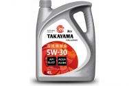 Масло моторное синтетическое TAKAYAMA SAE 5W30 API SL/CF, ACEA A3/B4 4л пластик