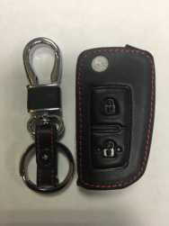 Кожаный чехол для ключа (2 КНОПКИ) Nissan Qashqai, X-trai,l Murano, Maxima, Altima, Juke, QUEST