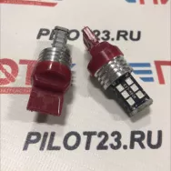 Лампа светодиодная LED PILOT 12V 7440.3528.15SMD T20 (1конт) красная (уп. 25шт)