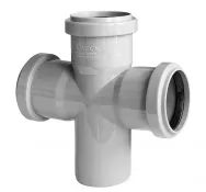 Крестовина канализационная VALFEX 110/110/110x87.5, внутренняя 27211110
