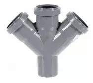 Крестовина канализационная VALFEX 50/50/50x45, внутренняя 27105050