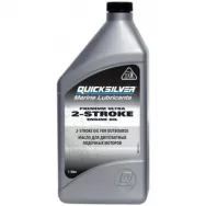 Масло моторное минеральное QUICKSILVER 2T Premium Ultra TC-WII, TC-W3, 1л (М)