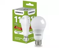 Лампа светодиодная GENERICA LED A60 груша 11Вт 230В 4000К E27