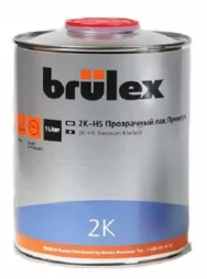 Лак BRULEX 30000501 PREMIUM 2K-HS (1,5 слоя) 1л (без отвердителя)