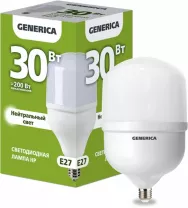 Лампа светодиодная GENERICA 30Вт Е27 4000К 3000Лм HP