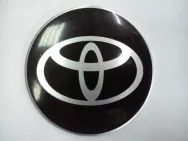 Стикер для а/м TOYOTA D-60 алюминиевый с юбкой (на двухстороннем скотче)