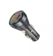 Адаптер HOCO NZ12B /черный/USB+Type-C